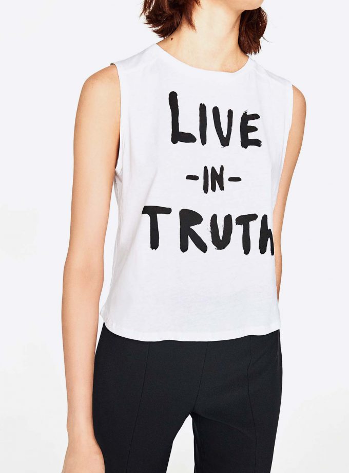 Text Printed T-Shirt