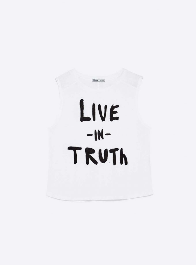 Text Printed T-Shirt
